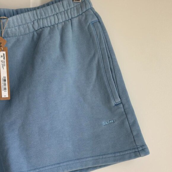 Skims French Terry Classic Short in Blue Bell, Size Small - Picture 9 of 10